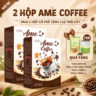 Cafe Hỗ Trợ giảm cân - Ame coffee - Ezim Coffee Cà Phê 3 trong 1 [Freeship+Quà]