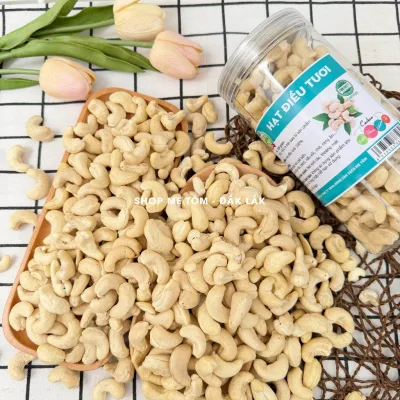 Hạt điều sống nguyên hạt hoặc điều bể (hạt tươi ỉu) làm sữa hạt, làm bánh (có xuất hóa đơn công ty đầy đủ)