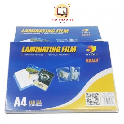 Phim nhựa ép nóng laminage la mi nát hiệu Yidu A4, độ dầy 2x80mic: hộp 100 tờ. - Văn phòng phẩm Thu Thảo