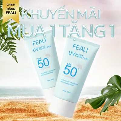 Super Promotional Offer · Buy 1 Get 1 Free Feali Uv Serum Sunscreen Spf50+ Pa+++ – Serum Sunscreen for the Face