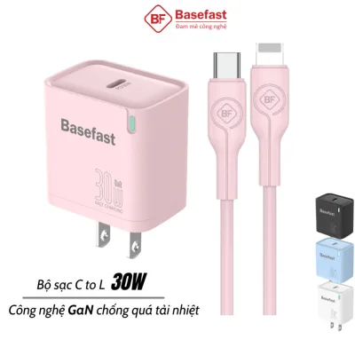 Bộ sạc nhanh 20W 30W Basefast Củ sạc chống quá tải nhiệt dùng cho dòng Phone xs 11 12 13 14 pro max