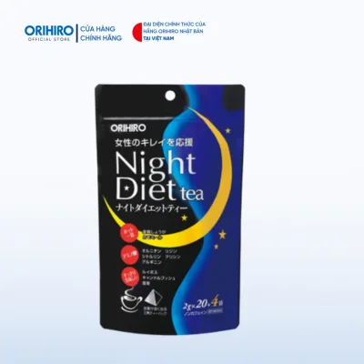 Trà giảm cân Night Diet Tea Orihiro 20 gói/túi và 24 gói/túi