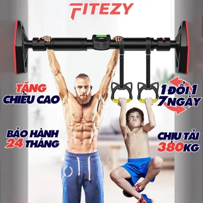 Xà đơn gắn cửa treo tường thể thao đa năng tập Gym tại nhà có thước thăng bằng 2022 FITEZY