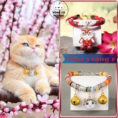 Vòng cổ cho mèo, vòng cho Chó Mèo,mã petmio 1,vòng handmade Shop Tự Thiết kế cute cao cấp,không sợ nước,ko gây kích ứng