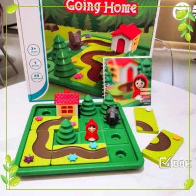 Little Red Riding Hood và Grey Wolf Board Game Tư duy logic Huấn luyện trí thông minh Đồ chơi giáo dục Trò chơi khác nhau 66