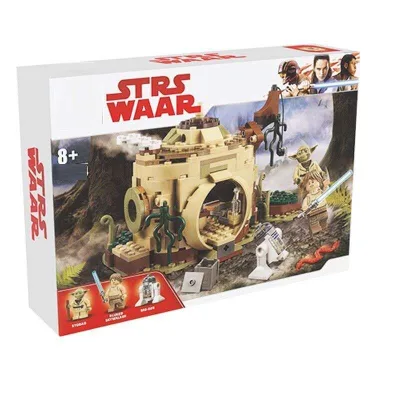 Tương thích với LEGO Star Wars Series Cabin của Yoda 75208, đồ chơi xây dựng cho bé trai 10904