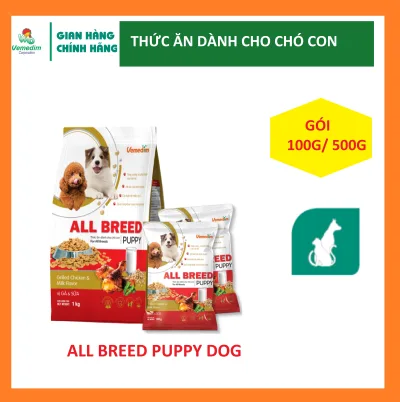 Vemedim All Breed PUPPY (Dog) - Thức ăn dành cho chó con giúp chó phát triển khỏe mạnh, gói 100g/500g
