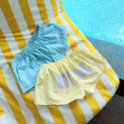 Quần Short TWENTI Chất Liệu Dù Siêu Ngắn Mùa Hè In HOT BAE