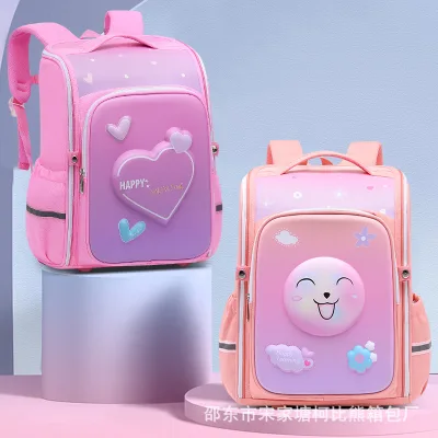Balo Chống Gù Học Sinh Tiểu Học Size 41cm Siêu Nhẹ Chống Nước - Cặp Chống Gù Trẻ Em Cấp 1 2, Ba Lô Cặp Sách Hoạt Hình Cho Bé Trai Bé Gái