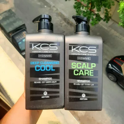 Dầu gội đầu dạng gel KCS Keratin Care System chăm sóc da lâu trôi hương thơm tươi mới cho nam 550ml