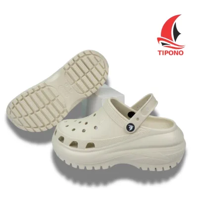 TIPONO LM35 [Tặng Charm Ngẫu Nhiên] Dép Sục Nữ EVA Đế Cao 6-7cm Êm Nhẹ Chống Trượt Đi Hằng Ngày