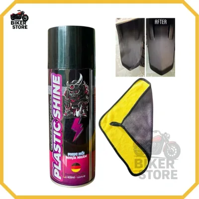 Chai dưỡng và phục hồi nhựa nhám SPRAYKING Plastic Shine phục hồi, bảo vệ nhựa nhám, cao su vỏ xe