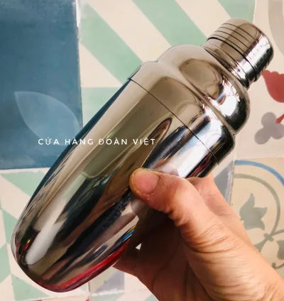 Bình Lắc Shaker Inox Dày 750cc/ 550 cc - Pha Chế Cocktail , Trà Sữa. Đồ Gia Dụng nhà bếp pha chế làm bánh nguyên liệu