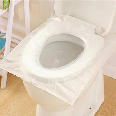 10 PCs waterproof disposable paper toilet seat covers for travel