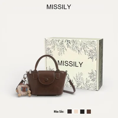 Túi xách nữ đeo chéo, đeo vai MISSILY size 18cm (nđ004)