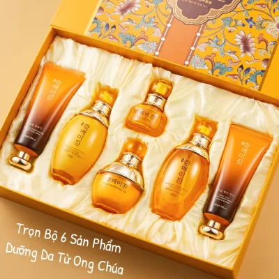Bộ dưỡng Trắng Cấp Độ Ẩm Cải Thiện Nếp Nhăn HanMi Chiết Xuất Từ Sữa Ong Chúa Chăm Sóc Toàn Diện Nâng Niu Làn Da Của Bạn