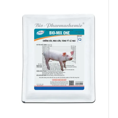 BIO MIX ONE ( GÓI 1KG ) THỨC ĂN BỔ SUNG VITAMIN, KHOÁNG CHO HEO CON VÀ HEO THỊT, MAU LỚN