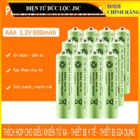 Pin tiểu AAA sạc lại Ni-Mh/Ni-Cd 600mAh dành cho điều khiển, thiết bị y tế, thiết bị gia dụng, phụ kiện (Mua lẻ hoặc vỉ)