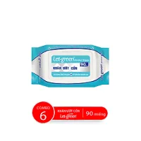 Khăn Ướt Cồn LET-GREEN 90 Miếng | Sạch Khuẩn, Sạch Bẩn