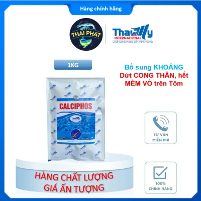 CALCIPHOS 1KG – Bổ sung Khoáng, dứt cong thân, hết mềm vỏ
