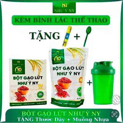 Bột gạo lứt như ý ny kèm ly, dây đo