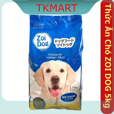 Thức Ăn Hạt Cho Chó ZOIDOG 5kg (5 bao x1kg) - Thức Ăn Cho Chó Trưởng Thành ZOI DOG - Thức Ăn Cho Chó - TKMART