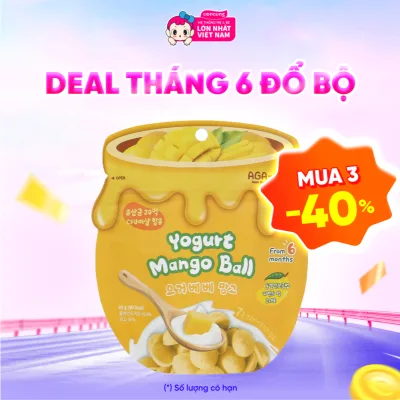 Snack sữa chua sấy khô AGA-AE vị xoài, 20g