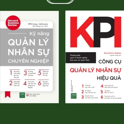 Sách Combo Kỹ Năng Quản Lý Nhân Sự Chuyên Nghiệp + KPI Công Cụ Quản Lý Nhân Sự Chuyên Nghiệp - Hiệu Sách 1980