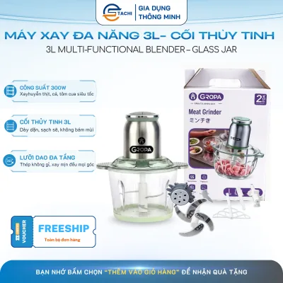 3L Multi-Function Food Blender with Stable Capacity for Pureeing Vegetables, Fruits, Spices, Meat, Fish, Neatly Designed, Easy to Use, Suitable for Families, Kitchen, Sharp Blades, Fast Blending, Saves Processing Time