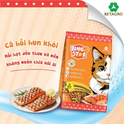 Thức ăn cho mèo-Thức Ăn Cho Chó-Bingostar gói 1 kg-Bingostar 1kg-Cám chó-cám mèo-Hạt chó mèo<PETSVIET>
