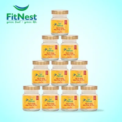Combo 10 Hũ Nước Yến Tổ Chưng Đông Trùng Hạ Thảo FitNest (Hũ/70ml)