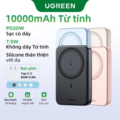 Sạc dự phòng nam châm UGREEN PB560 dung lượng 5000mAh|10000mAh
