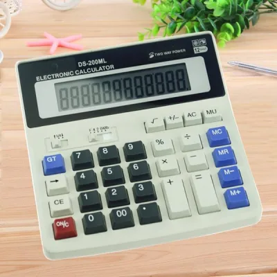 Ds-200Ml Calculator for Students, Office Workers, and People Who Often Calculate Financial Records.
