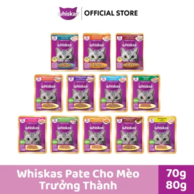 Thức Ăn Dạng Sốt Cho Mèo Trưởng Thành WHISKAS - 80g