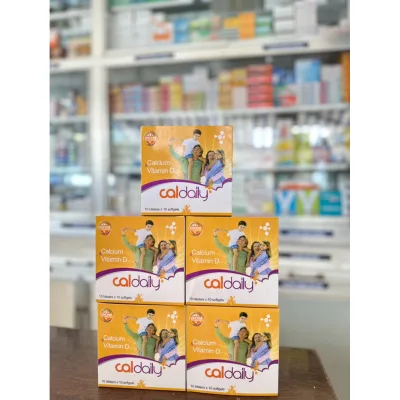 Thực Phẩm Chức Năng Viên nang mềm Bổ sung Canxi Cal Daily Sirio Pharma (100 viên)