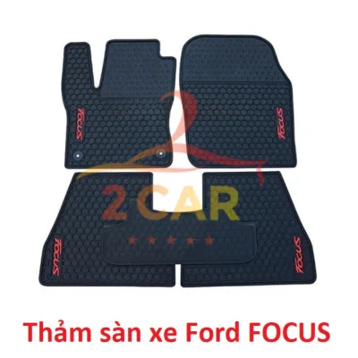 Floor Mats, Rubber Floor Lining for Ford Focus 2012- 2019- 2022- 2023 to 2026 Black, Odorless, Easy to Clean