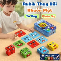 Đồ Chơi Rubik Xếp Hình Thay Đổi Khuôn Mặt Face Change Board Game Thi Đấu Đối Kháng Dành Cho Các Bé