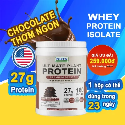 Bột Protein Thực Vật NUTA SUPERFOODS Hỗ Trợ Phát Triển Cơ Bắp 800G