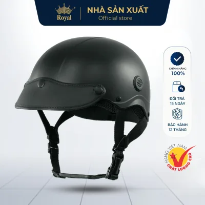 Mũ Bảo Hiểm Lưỡi Trai Asia MT-128B, Nón Bảo Hiểm Sơn Nửa Đầu Thời Trang Chính Hãng Hợp Nam Nữ
