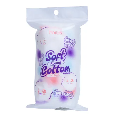 Horus Bông tẩy trang tròn Round Soft Cotton Pads 60 pads