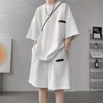 2023 Hợp Thời Trang Thời Trang Phù Hợp Với Nam Áo Thun Ngắn Tay Quần Short Phù Hợp Với Puffian Đẹp Trai Plus Kích Thước Quần Áo Nam Một Bộ Năm 2023 Hợp Thời Trang Phù Hợp Với Nam Áo Thun Tay Ngắn Phù Hợp Với Puffian Đẹp Trai Plus Kích Thước Quần Áo Nam Mộ