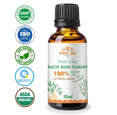 Eucalyptus Lemon Essential Oil 50ml, Pure and Natural, Fragrant for Rooms, Room Steaming, Relaxing, Repels Mosquitoes, Disinfects, Relieves Colds, Cares for Hair - Kingoil