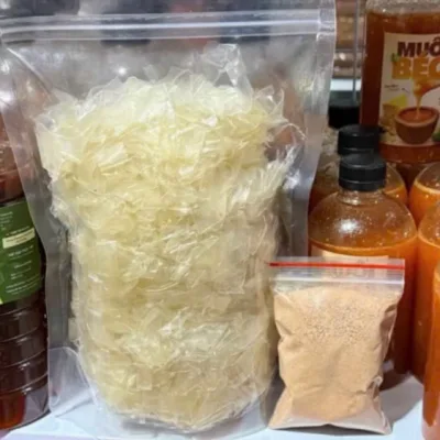 bánh rìa ủ bơ kèm muối sặc siêu cay mới