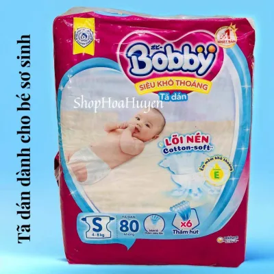 Bobby Diapers for Newborns Fit Babies Weighing 0-8kg / Bobby S80 Diapers and Nb70 Diapers / Bobby Newborn Diapers in All Sizes from 0-8kg