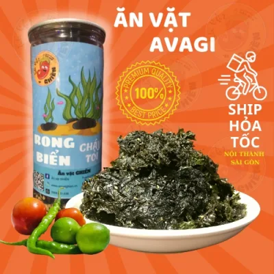 Rong biển cháy tỏi 150g đồ ăn vặt AVAGI vừa ngon vừa rẻ nhà AVAGI