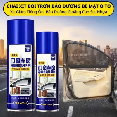 Chai Xịt Bôi Trơn Giảm Tiếng Ồn Xe Hơi, Bình Xịt Bôi Trơn Bảo Dưỡng Xe Ô Tô, Tăng Độ Bền Cho Bề Mặt Chất Liệu