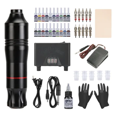 Động Cơ Chuyên Nghiệp Rotary Tattoo Machine Pen Loại Xăm Máy Liner Và Shader Tattoo Machine Set Tattoo Nguồn Cung Cấp Phụ Kiện Công Cụ