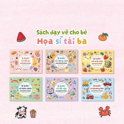 Sách Thiếu Nhi - Bộ 6 Cuốn Sách Họa Sĩ Tài Ba