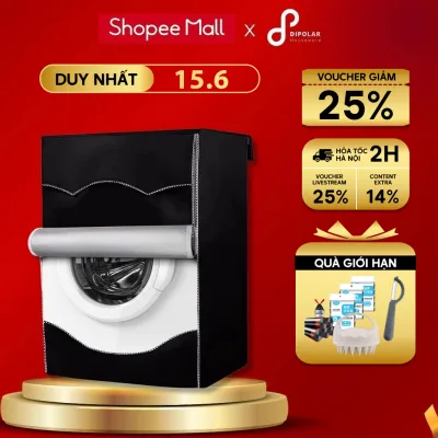 Bọc Máy Giặt Cách Nhiệt Cửa Ngang DIPOLAR Vải Oxford Chống Nắng, Bụi Bẩn, Không Thấm Nước - DBMG01