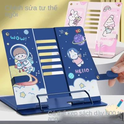 Giá Đỡ Kẹp Sách Thông Minh Chống Cận Thị, Chống Gù Lưng, Giữ Sách Vở Chắc Chắn HAPPI